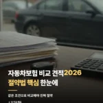 자동차보험 비교 견적 2026 보험사별 절약법 149_1_1