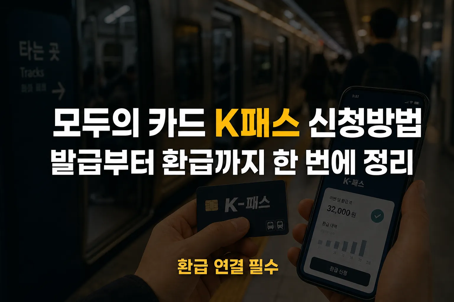 모두의 카드 K패스 신청방법 환급금·기후동행 종료 (발급 가이드) 71_7_1