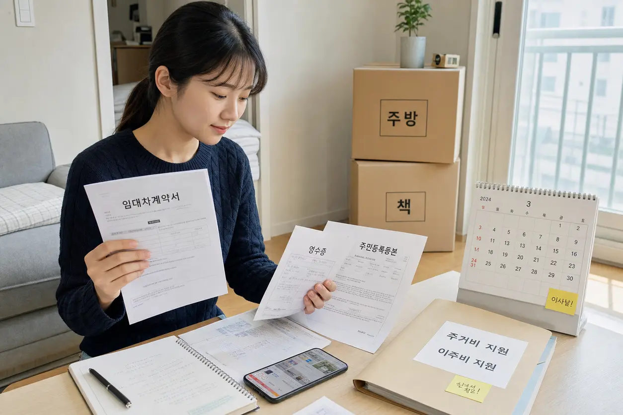 전세사기 피해 대응과 입주 후 보호 절차를 준비하는 모습입니다.