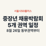 서울시50플러스 중장년 채용박람회 일정 사전신청 01-wp-2